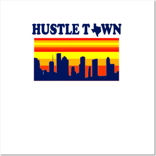 Hustle Town Houston Playoff Baseball Posters and Art